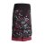 Vishes Damen Lagen-look Blumen-Rock mit farbig abgesetztem Saum schwarz 46