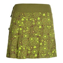 Vishes Kurzer Damen Hippie Blümchen-Rock aus...