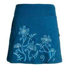 Vishes Kurzer Damen Hippie Blümchen-Rock...