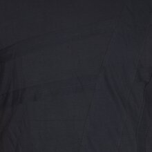 Vishes Herren Eco Kurzarm Hoodie Patchwork Kapuzen-Shirt T-Shirt Bio-Baumwolle schwarz 46-48