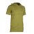 Vishes Herren Eco Kurzarm Hoodie Patchwork Kapuzen-Shirt T-Shirt Bio-Baumwolle olive 48