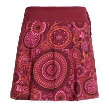 Vishes Kurzer Damen Baumwoll-Rock mit Bunt Mandalas und...
