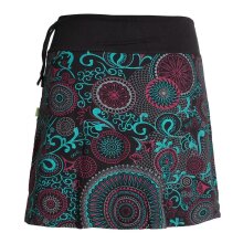 Vishes Kurzer Damen Baumwoll-Rock mit Bunt Mandalas und...