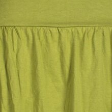 Vishes Einfarbiger Damen Basic Pluder-Rock Ballonrock Biobaumwolle Taschen hellgrün 38