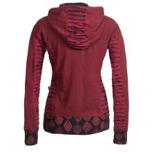 Vishes - Bedruckte Damen Hoodie Kapuzenjacke...