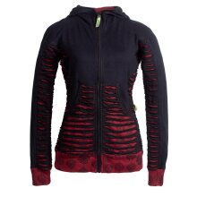 Vishes - Bedruckte Damen Hoodie Kapuzenjacke...