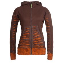 Vishes - Bedruckte Damen Hoodie Kapuzenjacke...