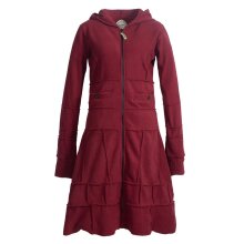 Vishes - Langer Warmer Weicher Damen Wintermantel...