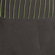 Vishes Langärmliges Patchwork Hoodie Eco Damen Fleecekleid mit Daumenlöchern  olive 44-46