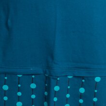 Vishes Langarm Damen Freizeit Jerseykleid Strickkleid Sweatshirtkleid Baumwolle türkis 36