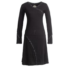 Vishes Langarm Damen Jerseykleid Strickkleid...