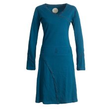 Vishes Langarm Damen Jerseykleid Strickkleid...