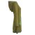 Vishes Langarm Damen Kapuzenkleid Blumenkleid Tunika olive 40