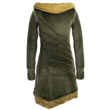 Vishes Langärmliges asymmetrisches patchwork...