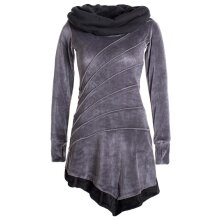 Vishes Langärmliges asymmetrisches patchwork...