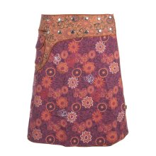 Vishes Damen A Line Blümchen Wickelrock Cacheur...