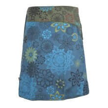 Damen Wickel-Rock Bedruckt Bestickt Blumen Mandala...