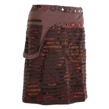 Vishes - Wickelrock Rock zum Wickeln Druckknöpfe...