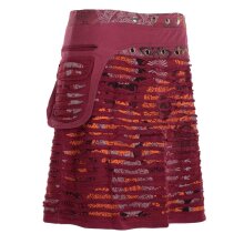 Vishes - Wickelrock Rock zum Wickeln Druckknöpfe...