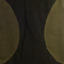 Vishes Damen Pullover aus Baumwolle mit Schalkragen olive 46