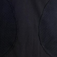 Vishes Damen Pullover aus Baumwolle mit Schalkragen schwarz 36