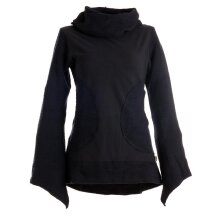 Vishes Damen Pullover aus Baumwolle mit Schalkragen...