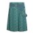 Damen Ethno Wickelrock Rock mit Druckknöpfen türkis 36-46