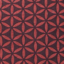 Vishes Unisex Umhängetasche Schultertasche - Tasche zum Umhängen für die Schulter Facetten Bumen braun