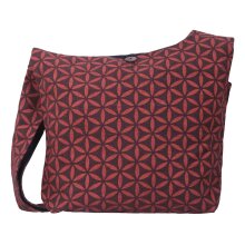 Vishes Unisex Umhängetasche Schultertasche - Tasche zum Umhängen für die Schulter Facetten Bumen braun