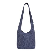 Vishes Unisex Umhängetasche Schultertasche - Tasche zum Umhängen für die Schulter 70er 80er Retro grau