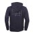 Vishes - Herren Cutwork Hoodie Jacke Sweater Einfarbig Warm Kapuze Kängurutasche schwarz 56