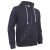 Vishes - Herren Cutwork Hoodie Jacke Sweater Einfarbig Warm Kapuze Kängurutasche schwarz 56