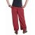 Vishes - Warme Winter Thermohose Fleecehose Haremshose aus Fleece  dunkelrot