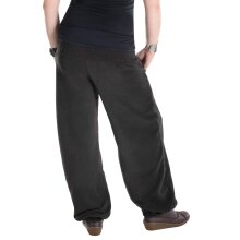 Vishes - Warme Winter Thermohose Fleecehose Haremshose aus Fleece  schwarz