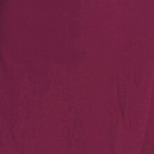 Vishes - Langarm Damen Einfarbig Biobaumwolle Jersey-Kleid Wasserfallkragen dunkelrot 38