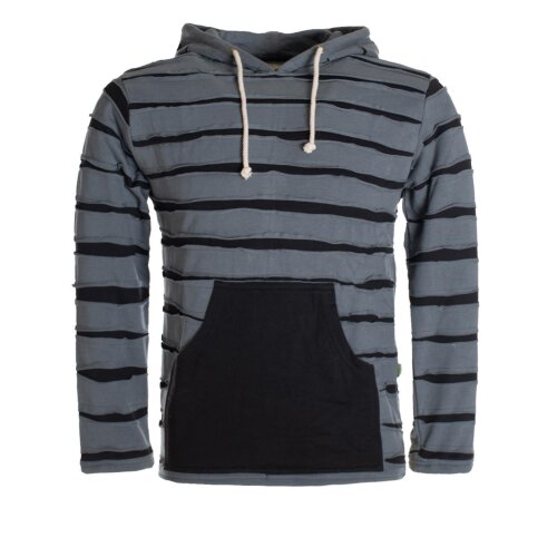 Vishes Hoodie Kapuzenpullover Cutwork Design Jersey Baumwolle