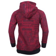 Vishes Kapuzenjacke Bedruckt Sanskrit Om Hoodie Jersey...