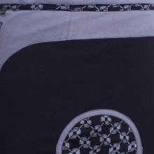 Vishes Damen Winterrock zum Wickeln aus Fleece mit Gürteltasche schwarz 42-50