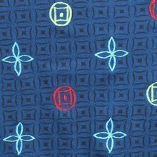 Vishes - Damen Baumwoll-Rock, 70er Jahre Retro Mosaik Blumen-Druck Taschen türkis 36