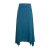 Vishes Damen A-Linie Rock Baumwolle Vintage, Retro breiter Bund mit Kordel-Zug türkis 34