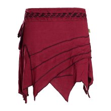 Vishes Damen Goa Elfenrock Zipfelrock Baumwollrock Rock...