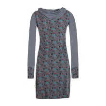 Vishes Langarm Damen Kleid Jerseykleid Sweatkleid Strickkleid grau 38