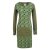 Vishes Langarm Damen Kleid Jerseykleid Sweatkleid Strickkleid olive 40-42
