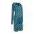 Vishes Langarm Damen Kleid Jerseykleid Sweatkleid Strickkleid türkis 36
