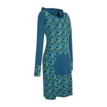 Vishes Langarm Damen Kleid Jerseykleid Sweatkleid Strickkleid türkis 44