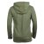 Vishes - Herren Langarm Hoodie Sweater Warm Kapuze Kangurutasche Baumwolle olive 56