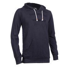 Vishes - Herren Langarm Hoodie Sweater Warm Kapuze Kangurutasche Baumwolle schwarz 54