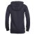 Vishes - Herren Langarm Hoodie Sweater Warm Kapuze Kangurutasche Baumwolle schwarz 54