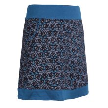 Vishes - Kurzer Damen Sommerrock zum Überziehen schwarz 42