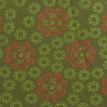 Vishes kurzarm Damen Hippie T-Shirt Kleid Tunika Jerseykleid Baumwolle olive 36-38